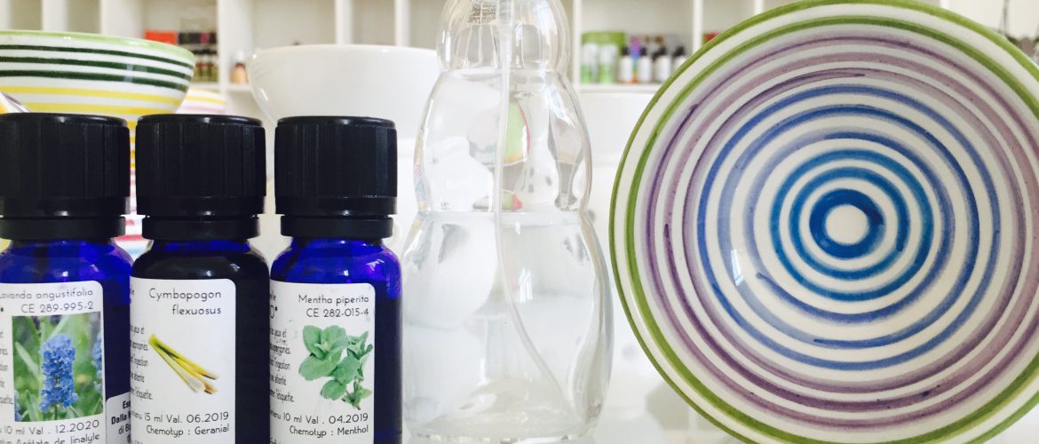 Oli essenziali e spayer