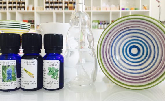 Oli essenziali e spayer